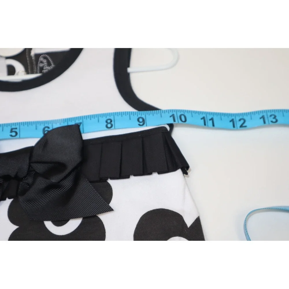 Mud‎ Pie Baby-Girls Tres Jolie Pleated Ruffle All-in-One Dress, Size 12-18 M